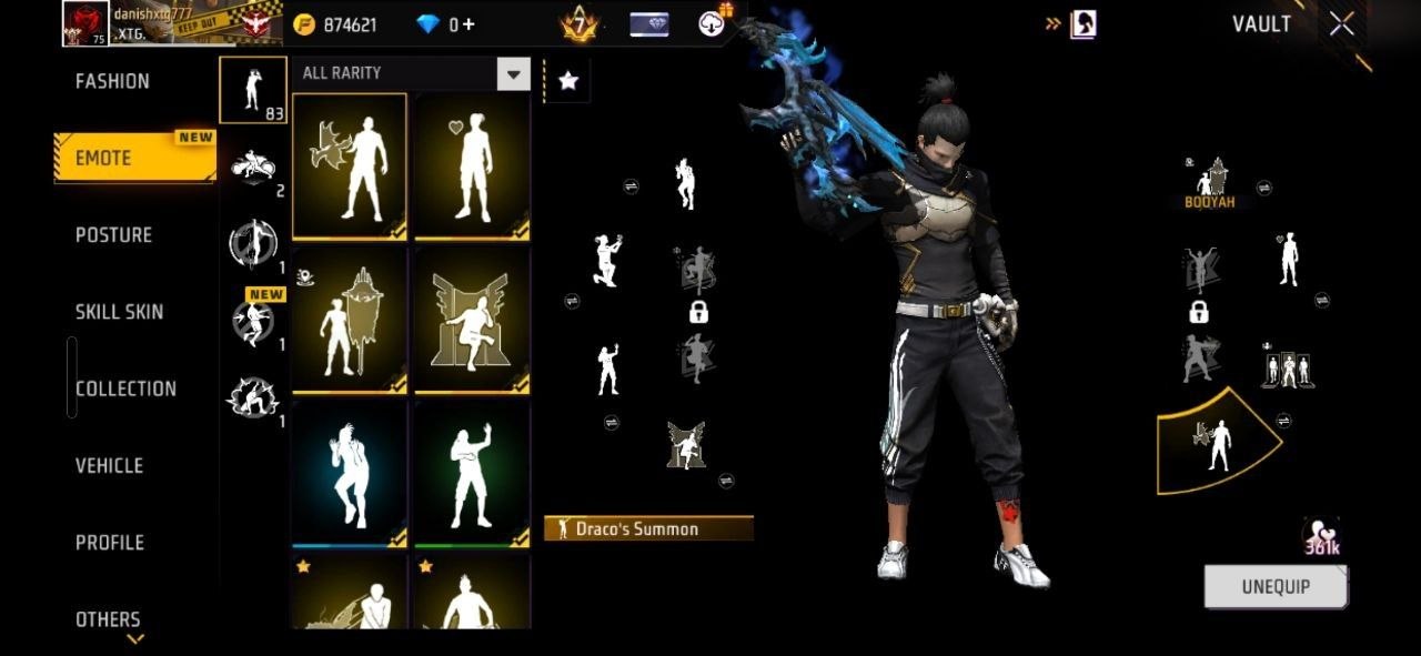 70 level Free Fire Id screenshot 2
